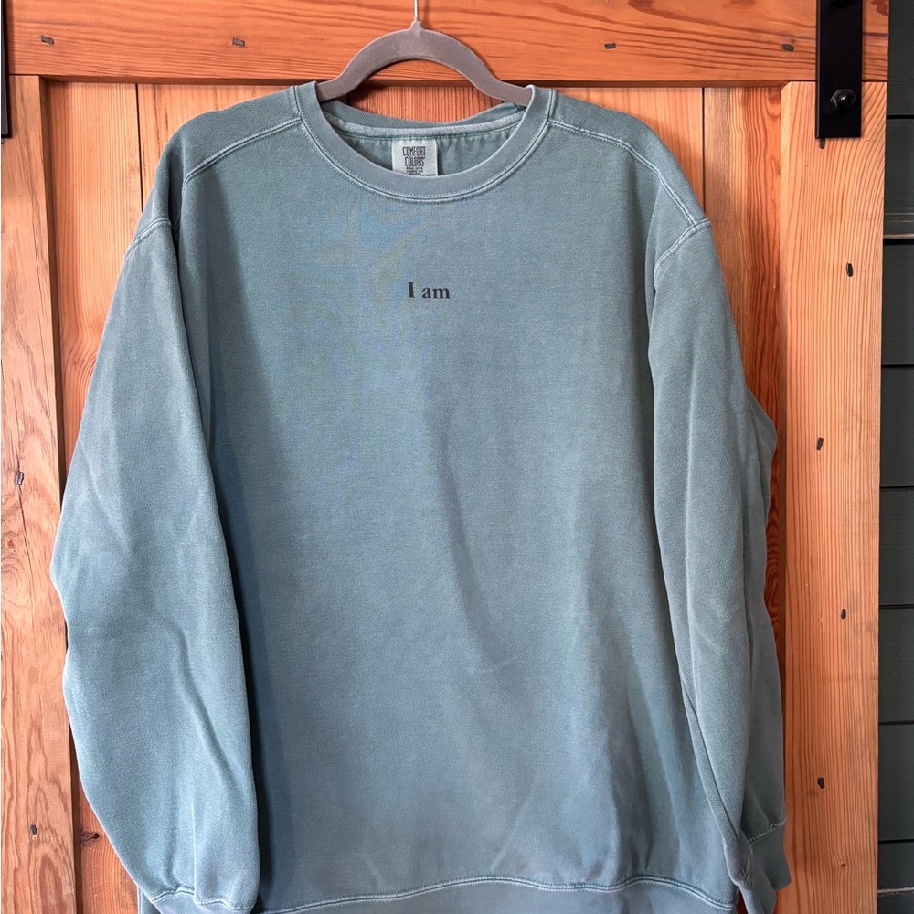Women’s Green Crewneck Sweater